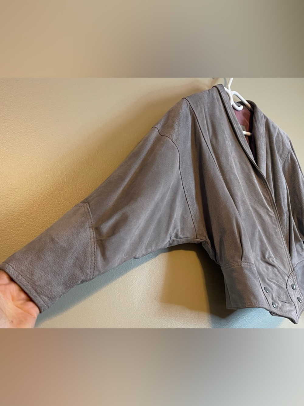 Vintage 1980’s Leather Attic Suede Leather Jacket - Picture 7 of 12